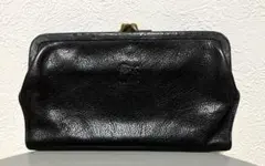 ILBISONTE イルビゾンテ 財布 がま口長財布　黒のサムネイル