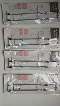 4つセット 鴨居 ハンガーフック 3段階調整 耐荷重3kg