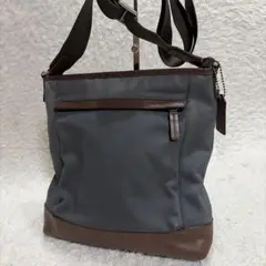 COACH コーチ メッセンジャーバッグ ショルダーバッグ ネイビー 70575 