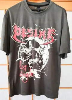 ROMWE グラフィックTシャツ Sサイズ ダークグレーのサムネイル