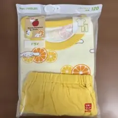 新品 ユニクロ 半袖 ドライパジャマ 120サイズ サンリオ シナモロール