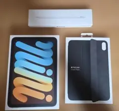 iPad mini（第6世代）64G Apple Pencil　純正カバー