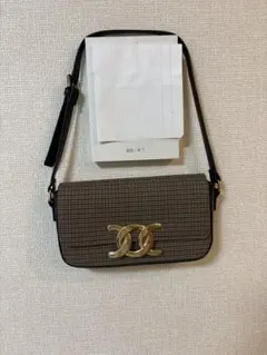 ⭐️美品⭐️H&M チェック柄 ショルダーバッグ