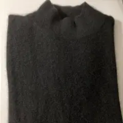 Clothing Collection 黒 カシミヤ100%タートルネック M