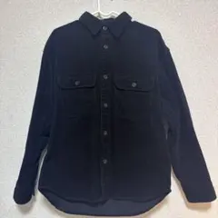GU オーバーサイズ コーデュロイジャケット ブラック L 秋冬 ジーユー