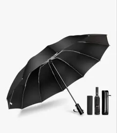 VENI MASEE 【超大サイズ・12本骨】 折りたたみ傘 ワンタッチ自動開閉