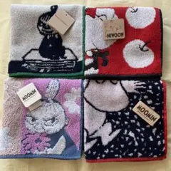 ムーミン タオルハンカチ 4点セット