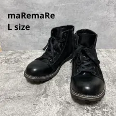 maRemaRe マーレマーレ メンズブーツ L 黒 レースアップ サイドジップのサムネイル