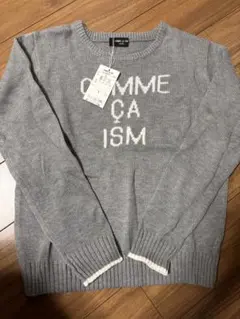 COMME CA ISM グレー セーター 150