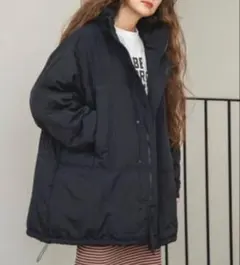 niko and... ニコアンド ALLIED ダウンフードブルゾン