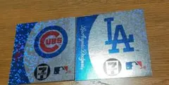 MLB 人気球団　キラキラシール　シカゴ カブス、ロサンゼルス ドジャース