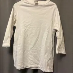 グッドウェアUSA7分袖白Tシャツ