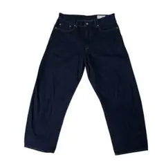 GAP バギー バレルデニム スーパーバギー ダークブルー W32L30