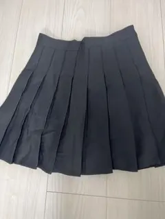 SHEIN 黒 プリーツミニスカート