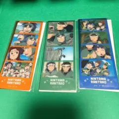 忍たま　トレーディングクリアフォトカット　中在家長次　七松小平太　平滝夜叉丸