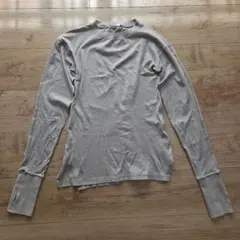 ☆SNIDEL☆グレージュベージュ☆サムホールリブカットソー☆美品☆のサムネイル