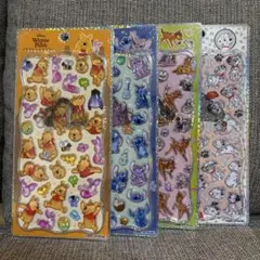 【正規品】プチドロップステッカー ディズニー 4種セット