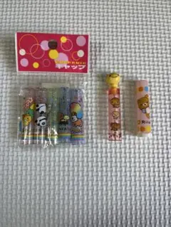 平成レトロ　サンエックスキャラクター鉛筆キャップ７本まとめ売り