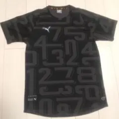 プーマ PUMA メッシュ Tシャツ 黒 ブラック L ジム トレーニング