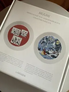 限定 箱付】アラビア ムーミン ミレニアムプレート 2000年 壁掛け皿 美