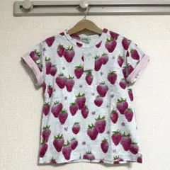 【新品未使用】ハッカキッズ　いちごTシャツ　120