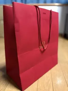 OMEGA 赤 ショッパー袋 37cm×34cm×17cmのサムネイル