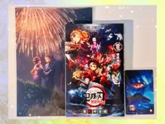 【美品】鬼滅の刃 無限城編 ①ムビチケ ②イラストボード ③無限列車編 煉獄零巻