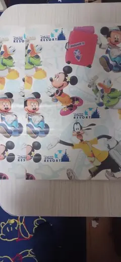 レトロな東京ディズニーリゾートの紙袋[大]二枚セット