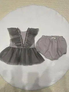 Cottoli ベビードレス　グレー
