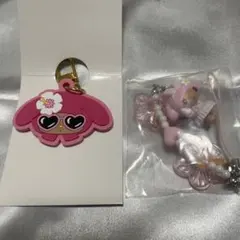 サンリオ　マイメロディ　シークレットストラップ　ラバーチャーム
