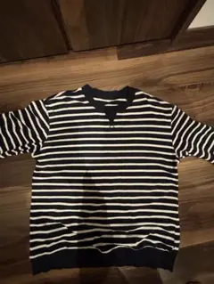 John Smedley✖️ヘッドポーター ボーダーニットXL - メルカリ