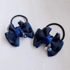 ɴᴇᴡ インド刺繍リボン 3点ヘアゴム 刺繍リボン ♡早い者勝ち♡⑬