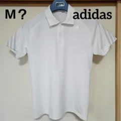 アディダス　adidas　メンズ　半袖シャツ　ホワイト　クライマクール　白　M？のサムネイル