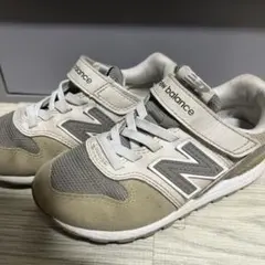 New Balance 996 17cmキッズスニーカー グレー/ベージュ