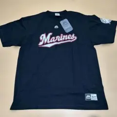 千葉ロッテマリーンズMajestic Tシャツ X-LARGE ブラック