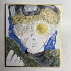 原画 手描きイラスト 色紙 オリジナル アナログ