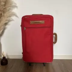 レア LANCEL キャリーケース レッド 布地のサムネイル