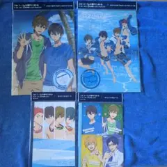 Free! ハイ☆スピード！ クリアファイル2種・ノートセット2種