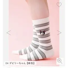 靴下屋✖️メゾピアノ コラボ デビリーちゃん　刺繍のサムネイル
