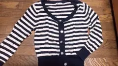 ボーダーカーディガン