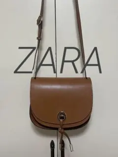 【期間限定価格】ZARA ショルダーバッグ　ポシェット　キャメル　ブラウン