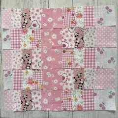ハギレ5センチ角50枚set 花柄.いちご柄.ちょうちょ柄.パンダ柄.さくらんぼ