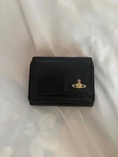 Vivienne Westwood ブラック三つ折り財布 ブラック オーブ - メルカリ