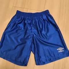 umbro 青 ハーフパンツ