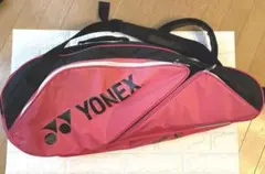 YONEX ラケットバッグ ピンク&ブラック