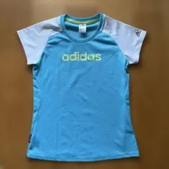adidas 水色 Tシャツ Sサイズ