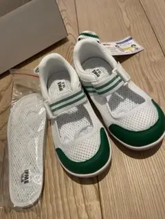 【週末セール】IFME 上履き グリーン 18.5cm