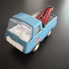 ヴィンテージ 1960 年代トンカプレススチールミニ牽引レッカーサービストラックのサムネイル