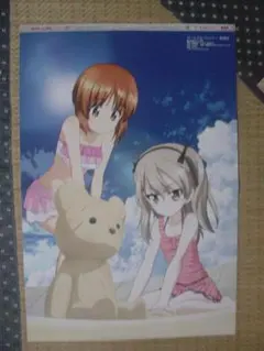 ガールズ&パンツァー(西住みほ)、蒼の彼方のフォーリズム 両面ピンナップポスター