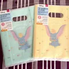 【新品未開封品】ディズニー ダンボ 横マチフロストハンドルバッグ 2点セット